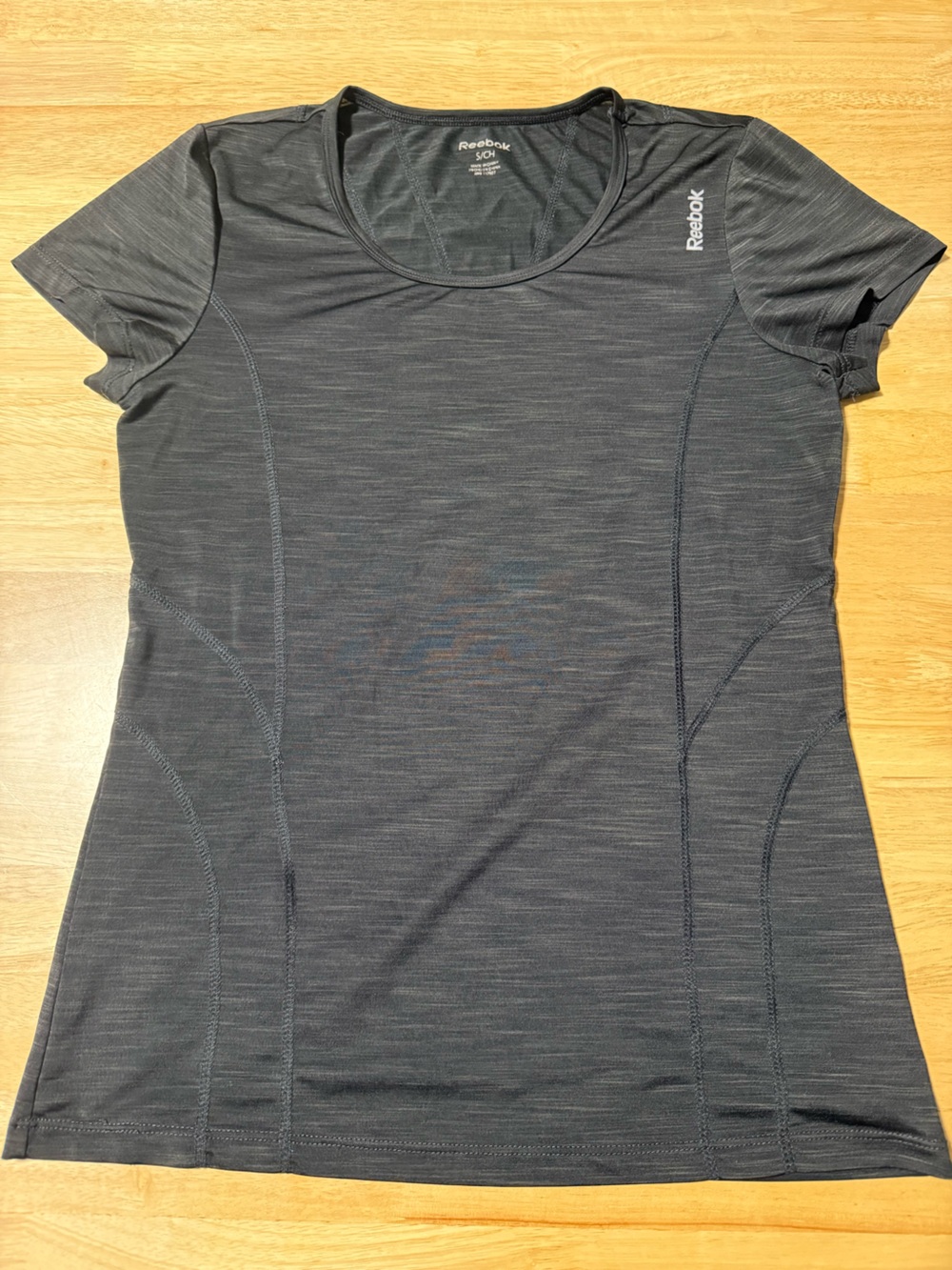 Women’s Reebok Athletic Short Sleeve Performance Tee Black Size Small